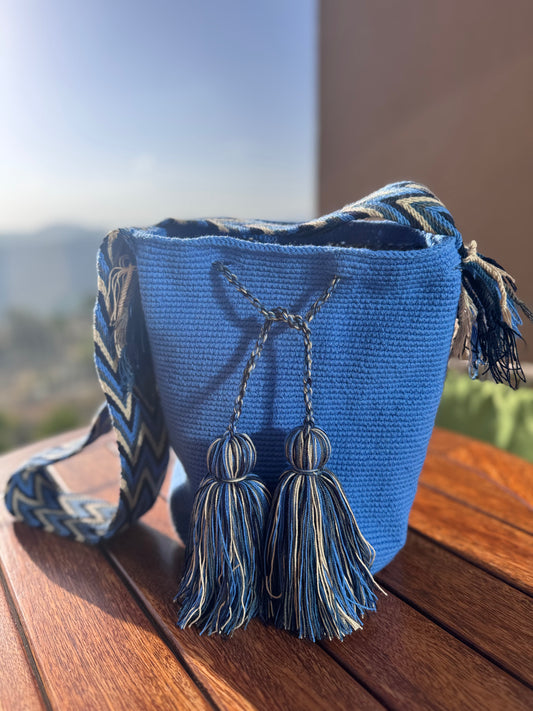 Large Solid Blue