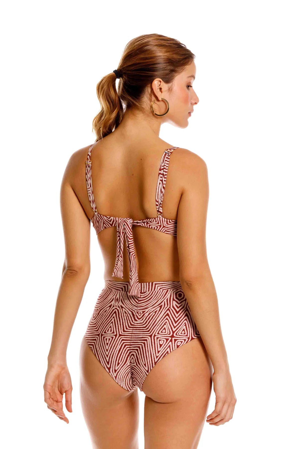 Bikini Triangle & High Waist Nairobi Bronze