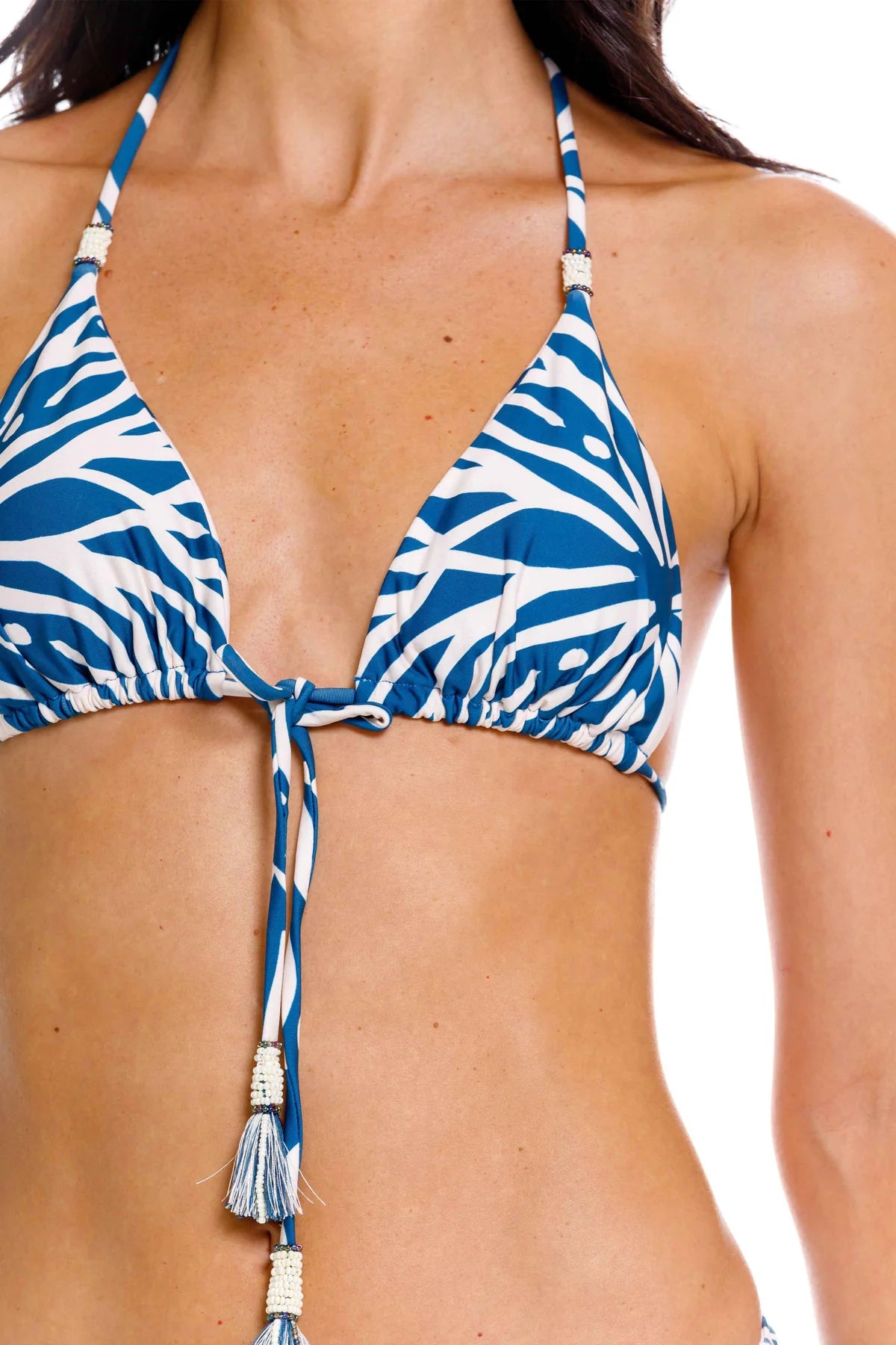 Bikini Triangle Blue Coral