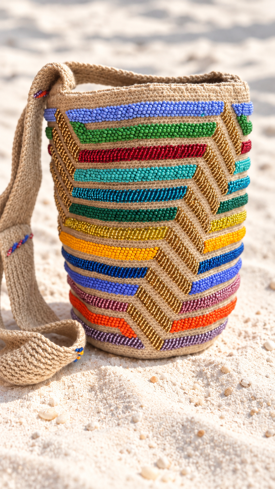 Recamada multicolor Mochila