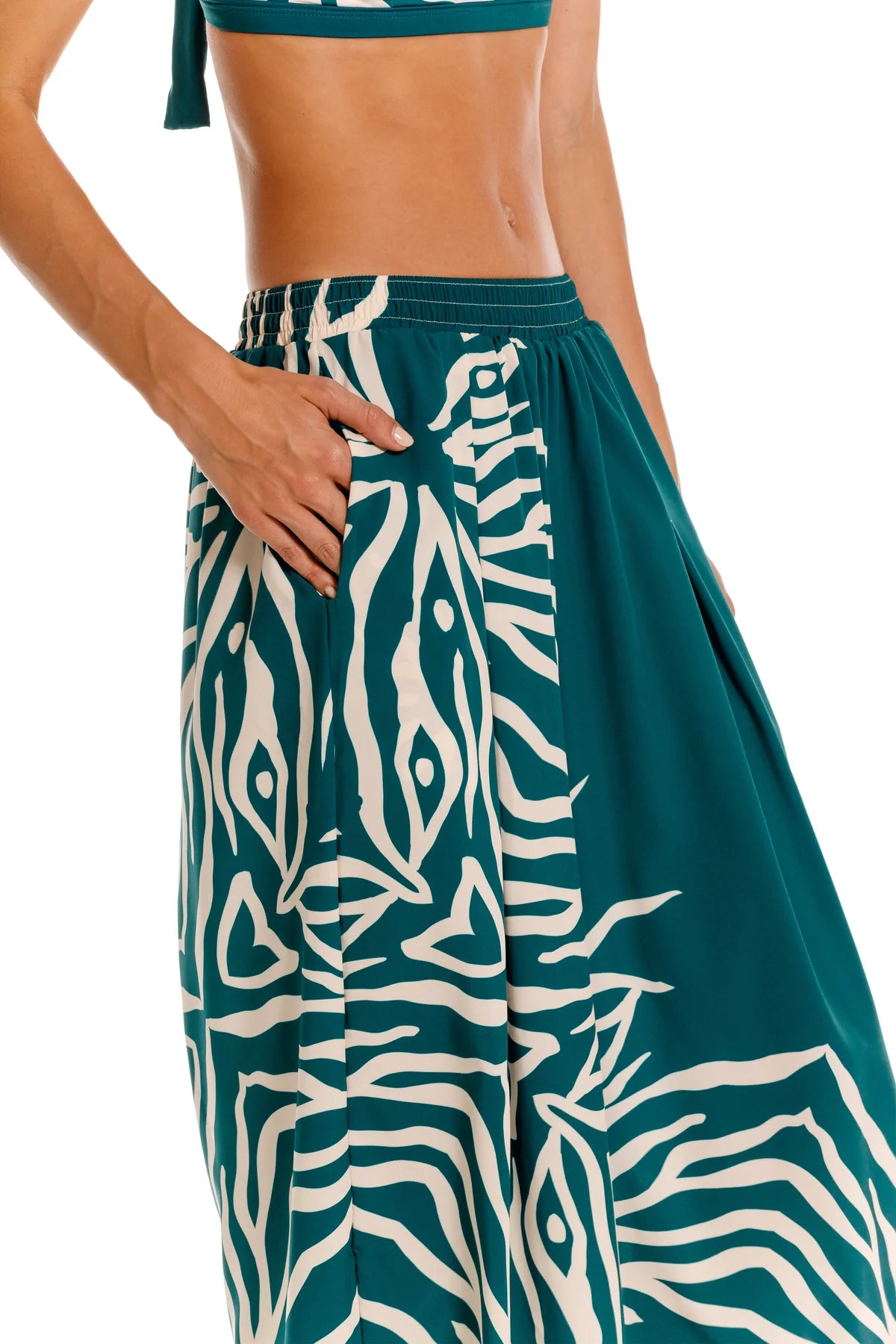 Pant Green Coral
