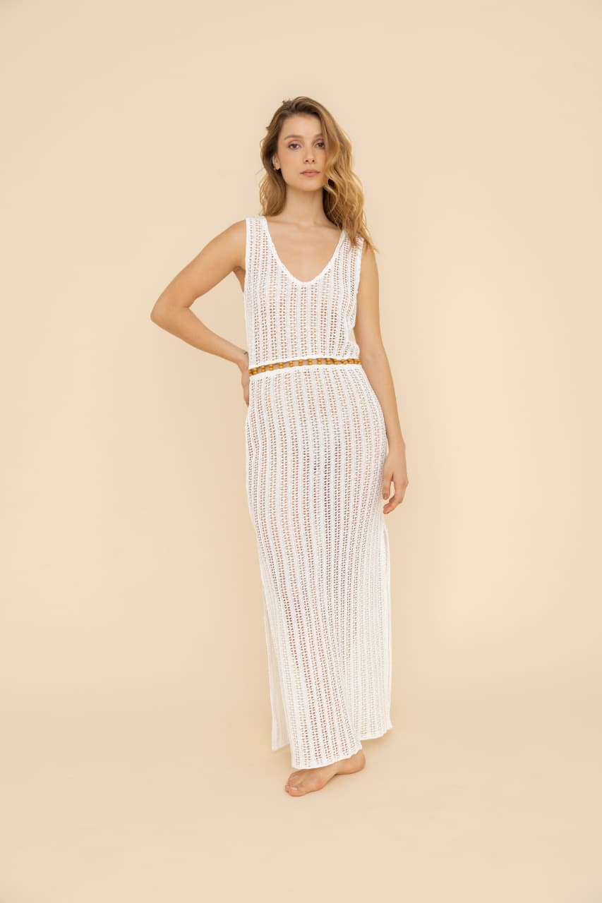 Dress Bizania – White Essentials