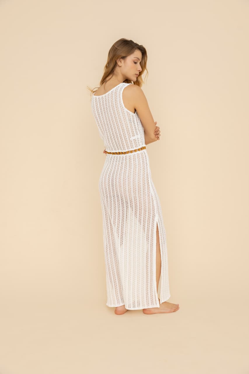 Dress Bizania – White Essentials