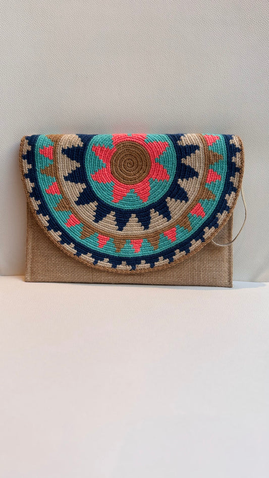 Rectangle Neon/pastel Clutch