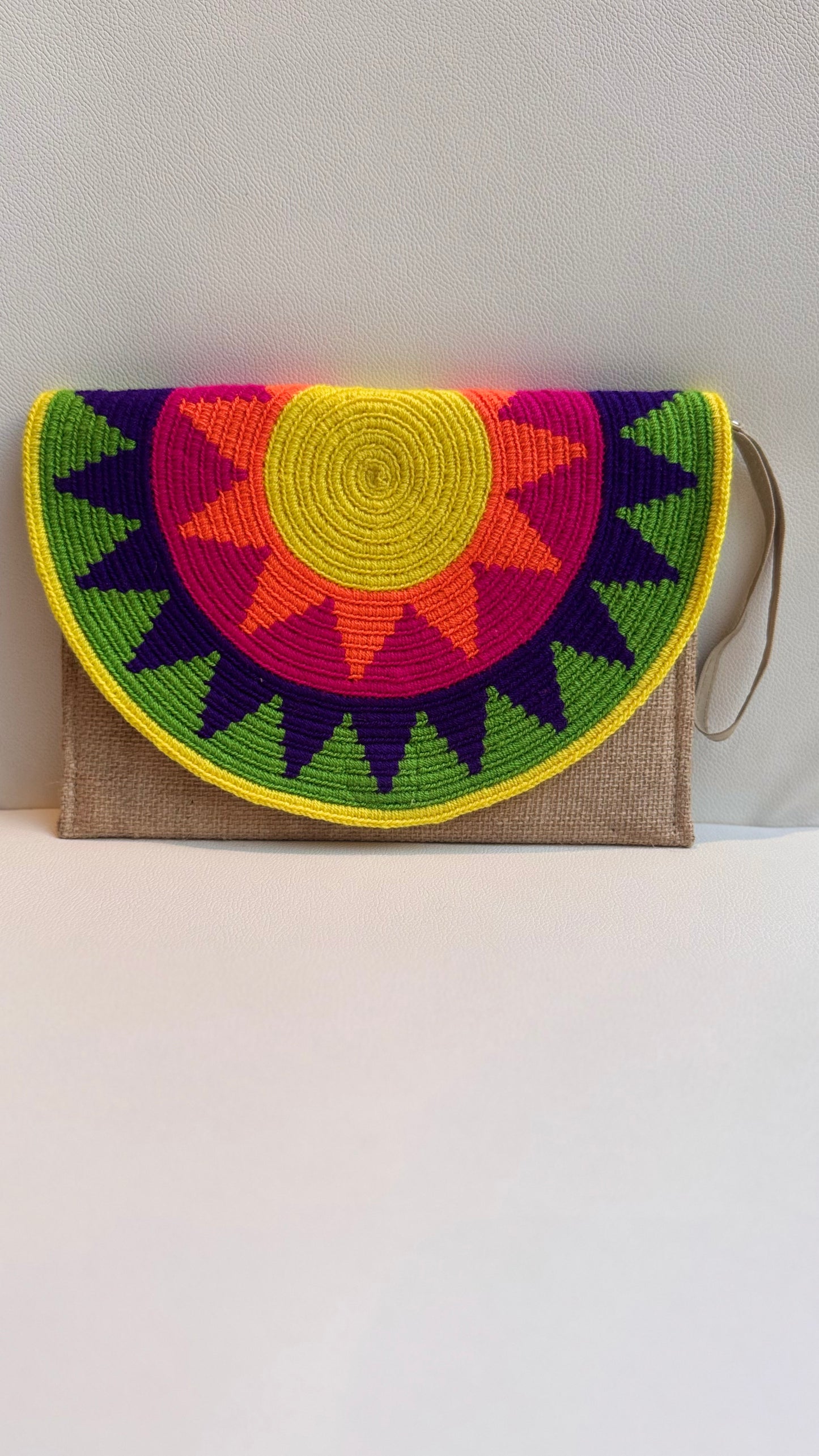 Rectangle Neon Clutch