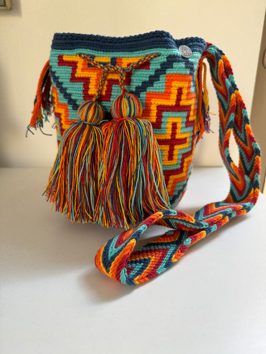 Medium muticolor Design Bag