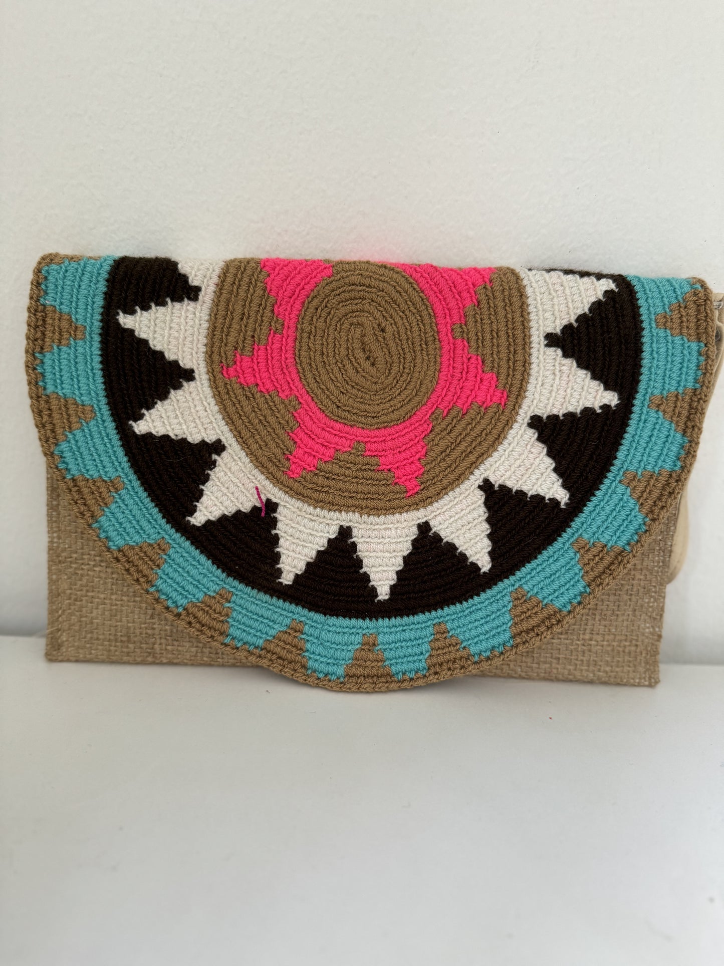 Rectangular Neon Clutch