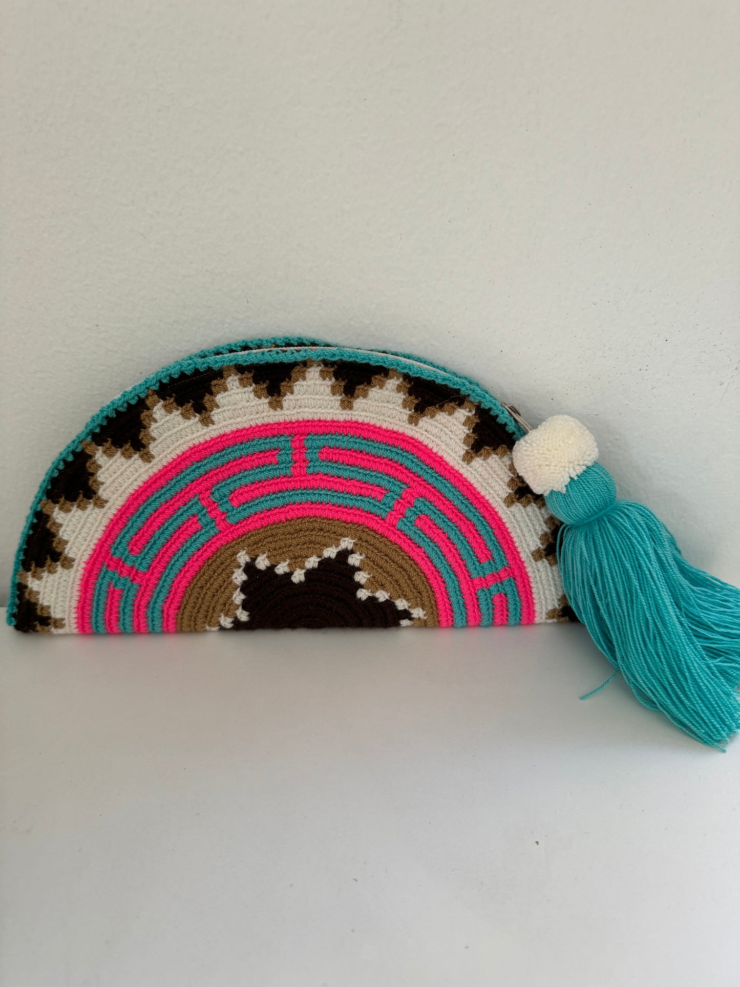 Half Moon Neon Clutch