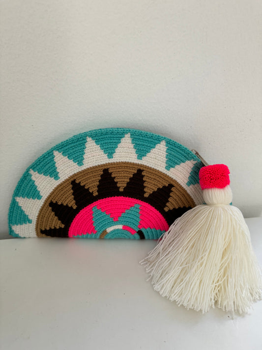 Half Moon Neon Star Clutch