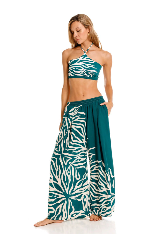 Pant Green Coral
