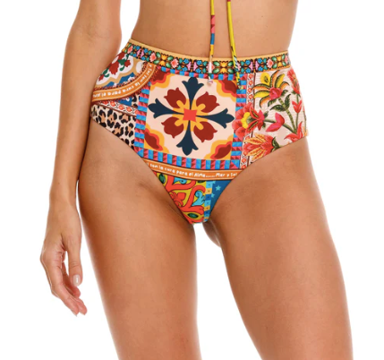 Bikini Top Triangle Patch Beirut High waist