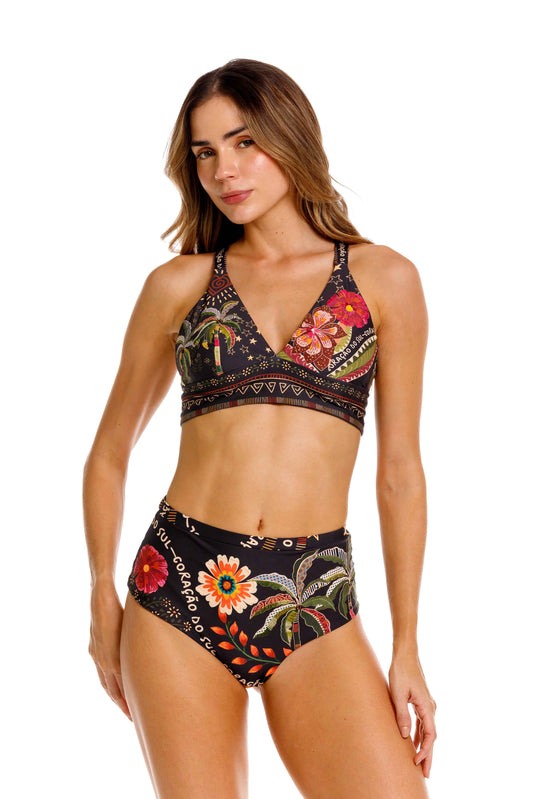 Bikini Samba Palms High Waist